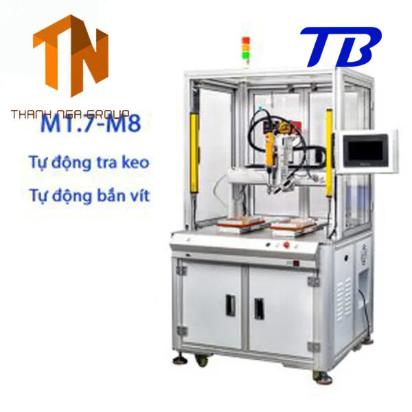 Máy bắt vít kết hợp tra keo tự động CNC TB-PE01