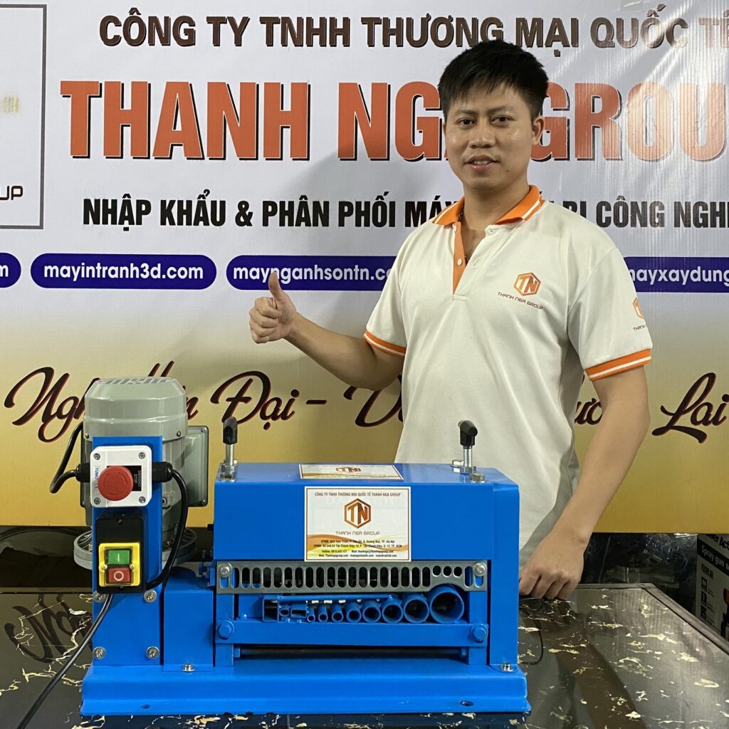 Máy bóc vỏ dây điện