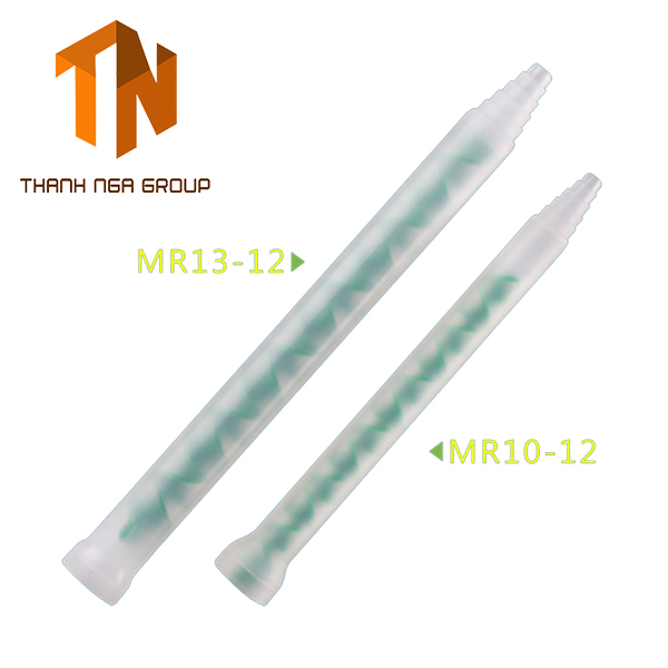 Ống trộn động keo Ab 2 thành phần đặc biệt MR 10 -12 MR 13 -12