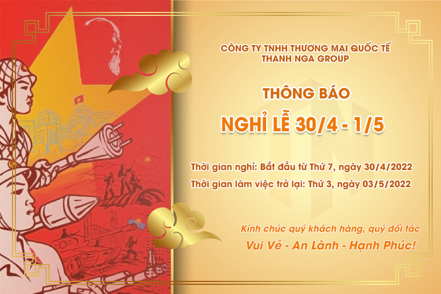 Thông báo lịch nghỉ lễ 30/4 – 1/5