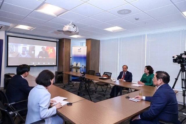 Thủ tướng Phạm Minh Chính làm việc với Phó Tổng Giám đốc IMF Antoinette Monsio Sayeh