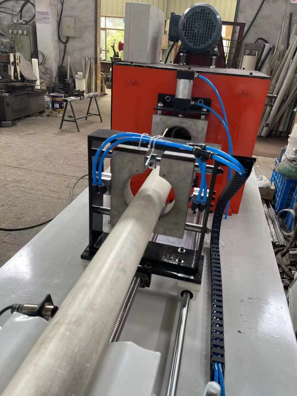 Máy cắt ống PVC, PE đường kính lớn PFL-200