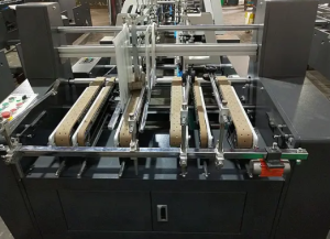 Máy dán hộp carton tự động có móc đáy ZH-1200