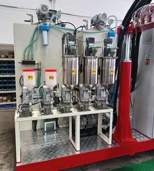 Máy đúc nhựa PU Elastomer