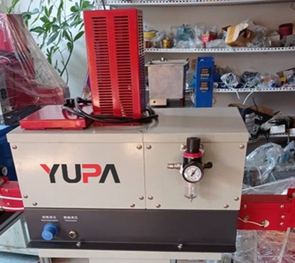 Máy phun keo 2 đầu khí nén bán tự động