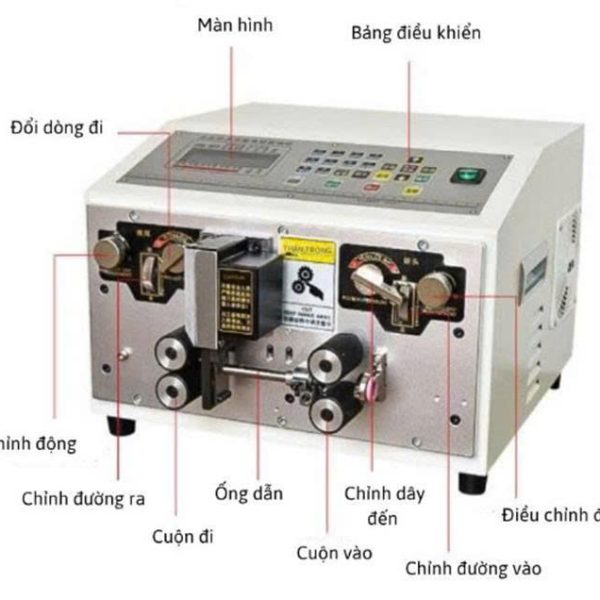 Alternative view of MÁY CẮT TUỐT ĐẦU DÂY ĐIỆN TỰ ĐỘNG MODEL PFL- 500D