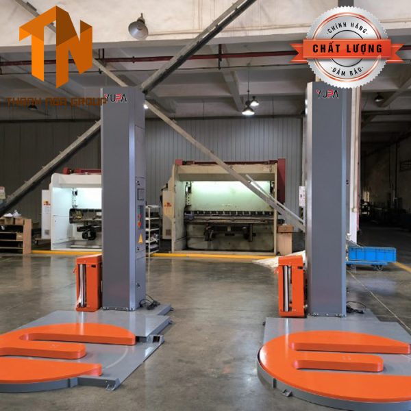 Máy quấn màng Pallet bàn xoay chữ M tự động