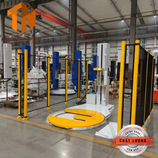 Máy quấn màng Pallet bàn xoay chữ M tự động
