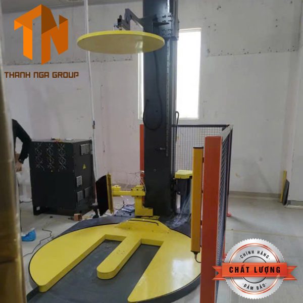 Máy quấn màng Pallet bàn xoay chữ M tự động